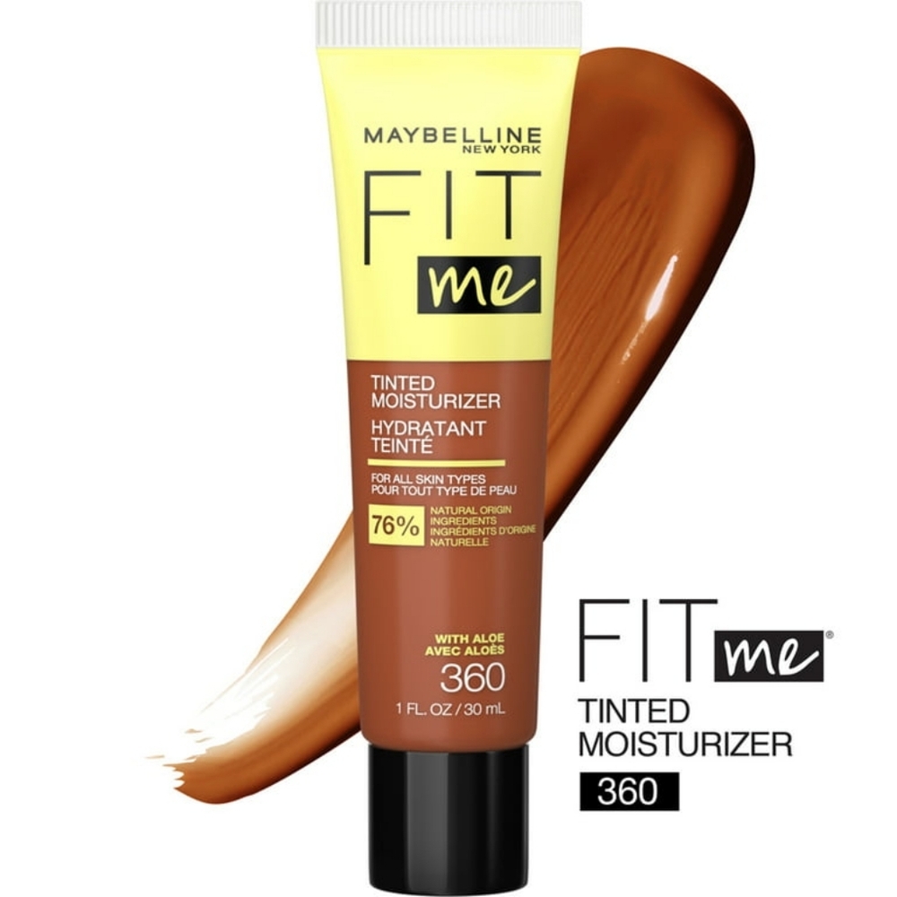 5 x Maybelline Fit Me Tinted Moisturizer, Natural Coverage, 360